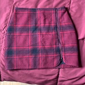 Hollister plaid skirt